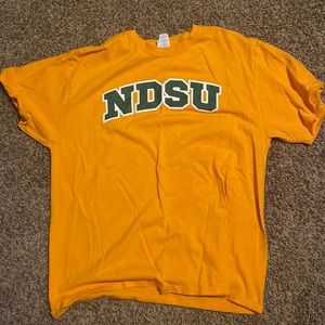 yellow/orange NDSU t-shirt